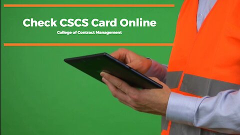 Check CSCS Card Online