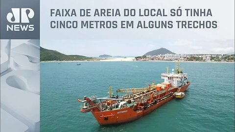 Começa dragagem para alargamento da Praia dos Ingleses em Florianópolis