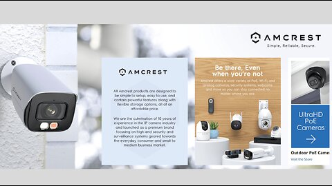 Amcrest 5MP IP PoE AI Camera