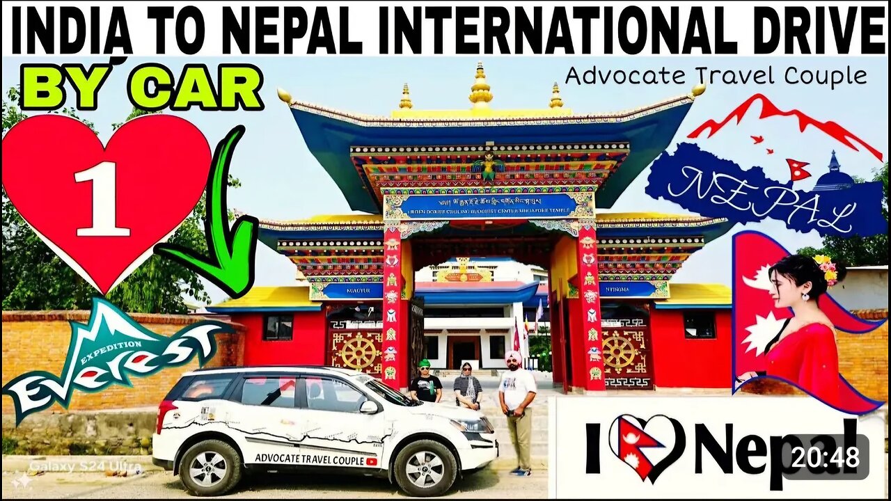 Nepal Adventure Series | India to Nepal Vlog-1 | Nepal Utrakhand Border Entry | Nepal Visa Fees 🇳🇵