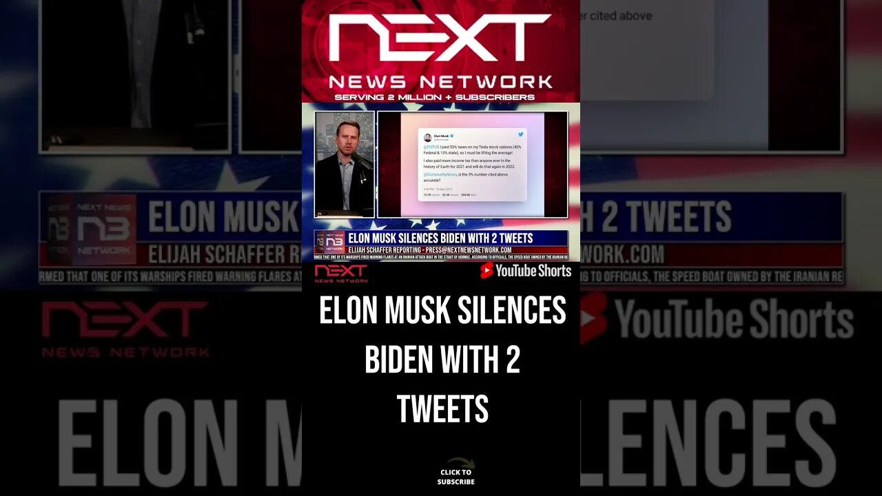 Elon Musk SILENCES Biden with 2 Tweets #shorts