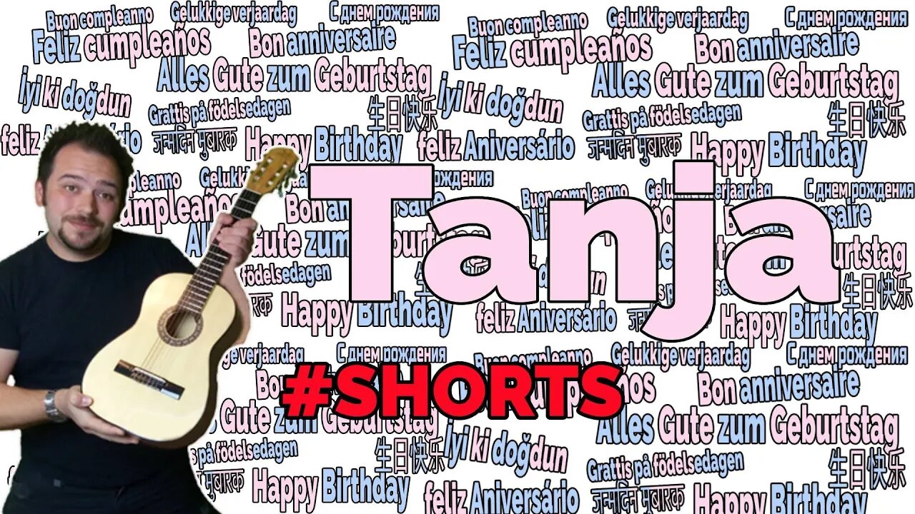 Happy Birthday Tanja - Happy Birthday to You Tanja #shorts