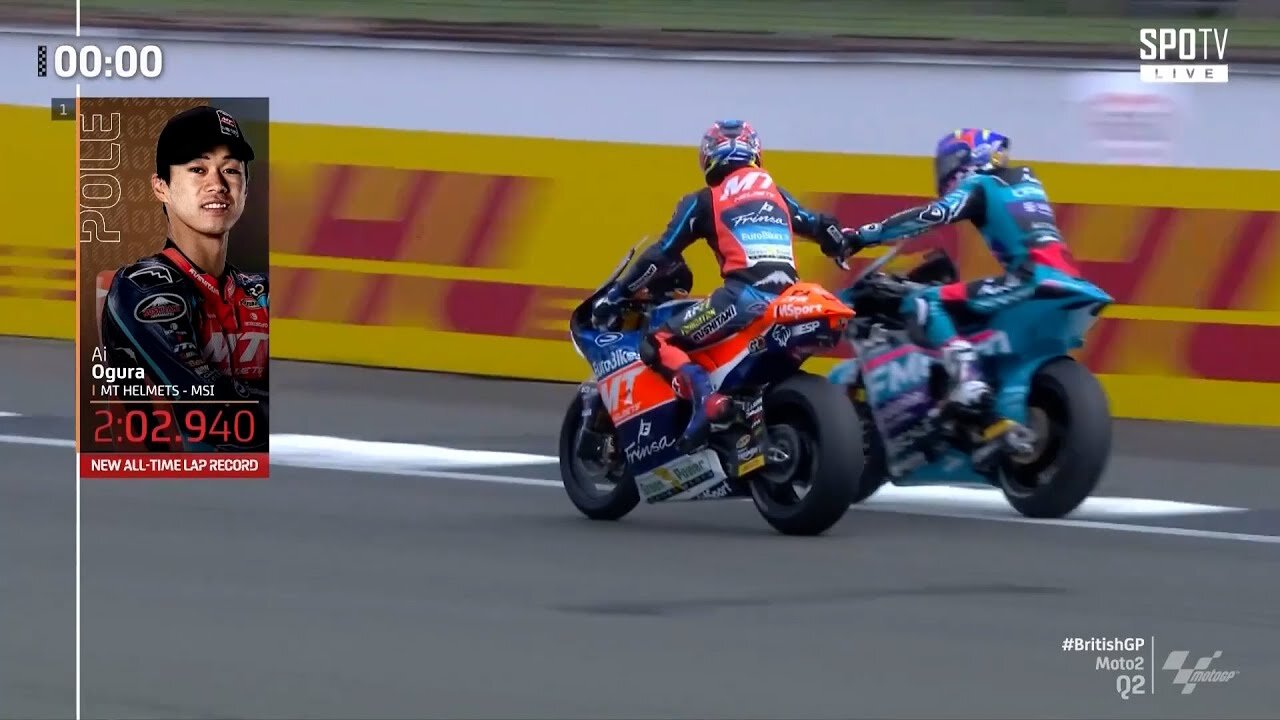 [MotoGP™] British GP - Moto2 Pole Position & Interview