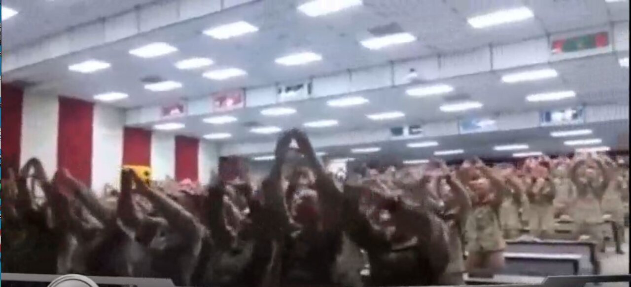 Marines Worshipping and a Prayer from Pete Santilli