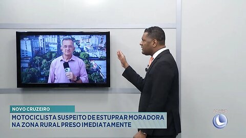 Novo Cruzeiro: Motociclista Suspeito de Estuprar Moradora na Zona Rural Preso Imediatamente.