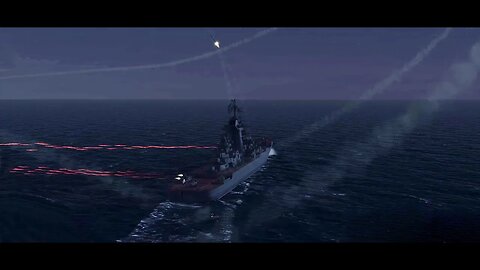 Torpedoing Nimitz with Kirov - Cold Waters with Epic Mod