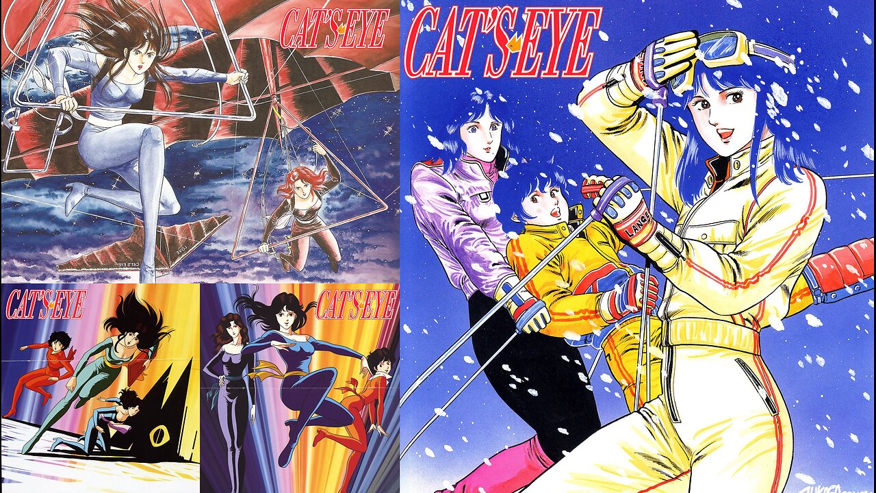 Cat's Eye (80's Anime) Episode 9 - A Very Strange Chase (English Subbed)