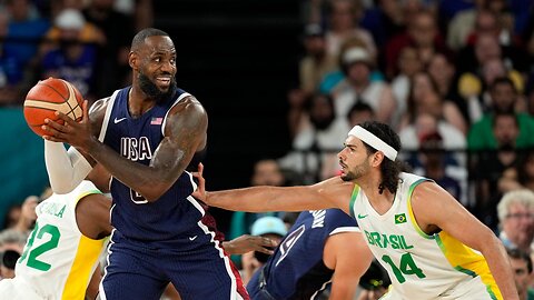 #Paris2024 : Brazil vs USA men's Basketball | 1/4 -Highlights|