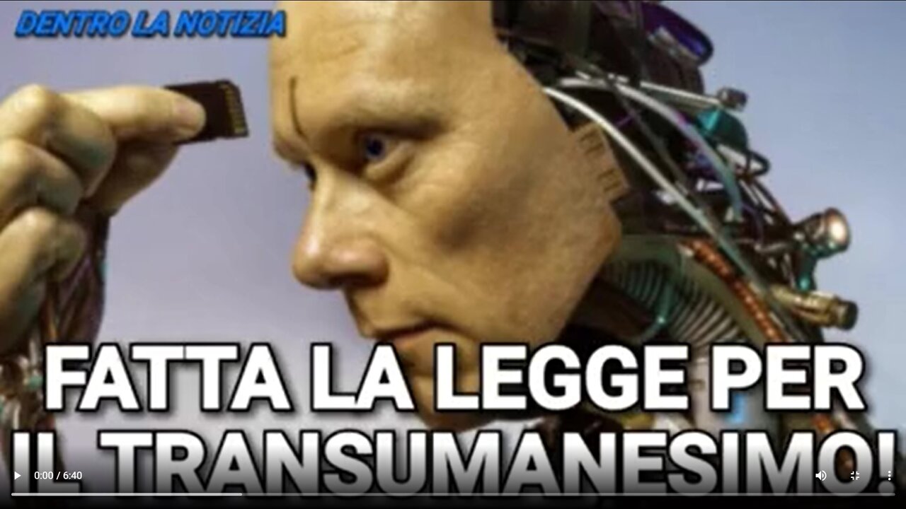 Fatta la legge per il transumanesimo - Dentro la notizia