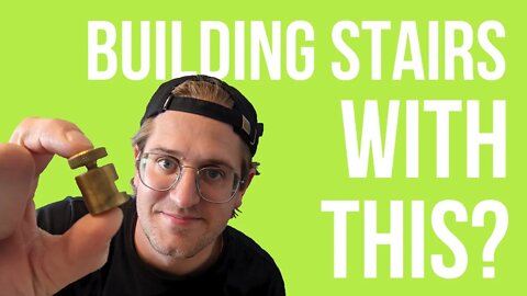 Building walkout basement deck stairs! ep11