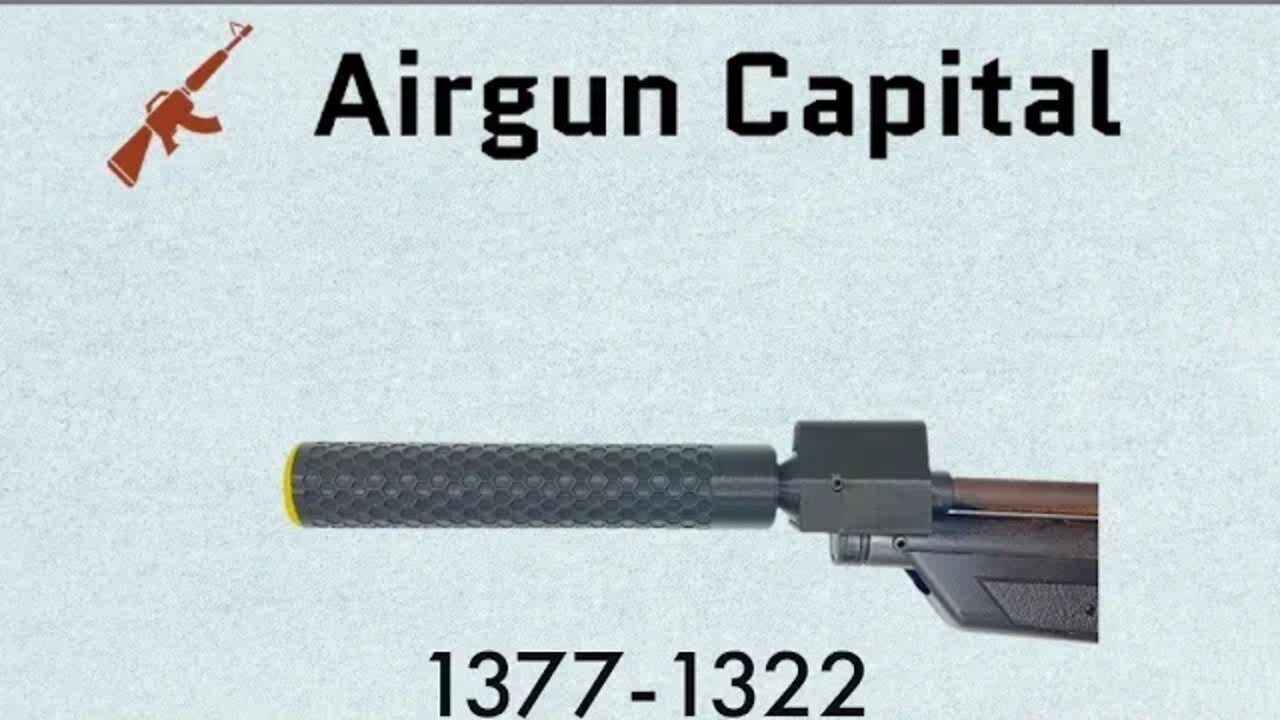 Airgun Capital - Crosman 1377 - Crosman 1322 airgun moderator and adaptor