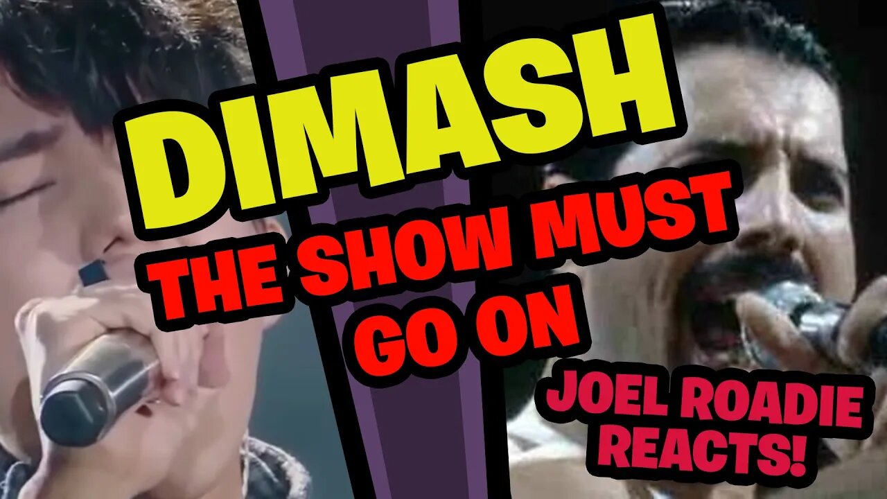 Dimash Kudaibergenov - The show must go on QUEEN - FREDDIE MERCURY - Roadie Reacts