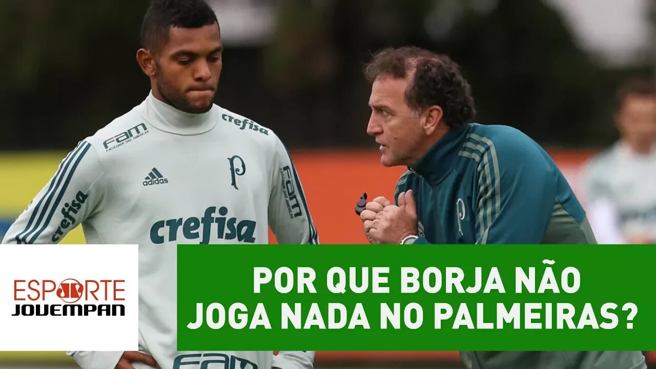 É enganador? Por que Borja não JOGA NADA no Palmeiras?