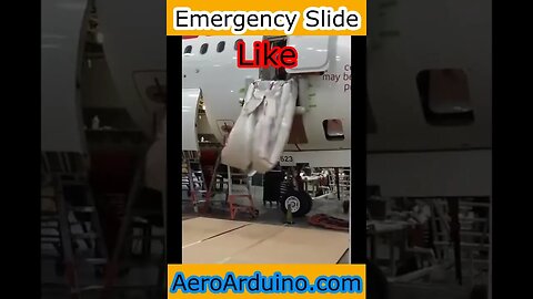 Watch How America Airlines #A320 Escape Slide Works #Aviation #Flying #AeroArduino