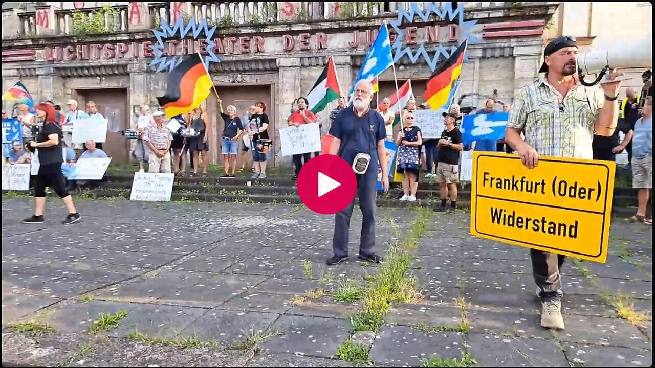 19.08.2024 Zu Gast beim Montagsspaziergang in Frankfurt Oder - Brandenburg