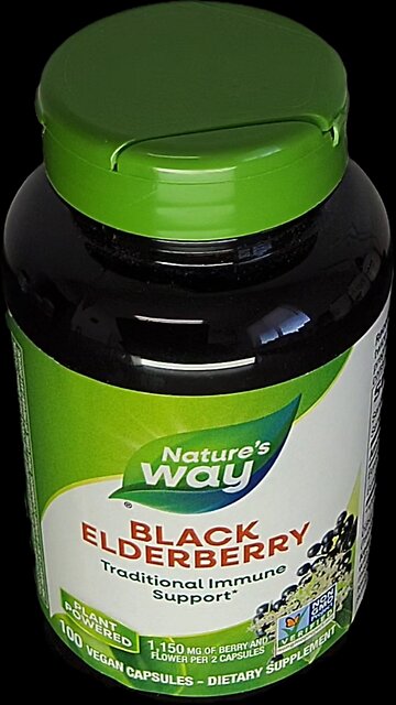 Nature's Way Black Elderberry Supplement #elderberry