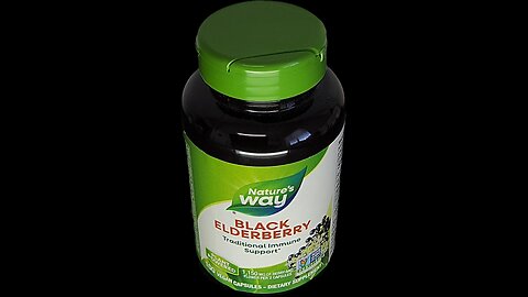 Nature's Way Black Elderberry Supplement #elderberry
