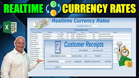 How to Create a Realtime Currency Rate Calculator with Multiple Currencies in Excel