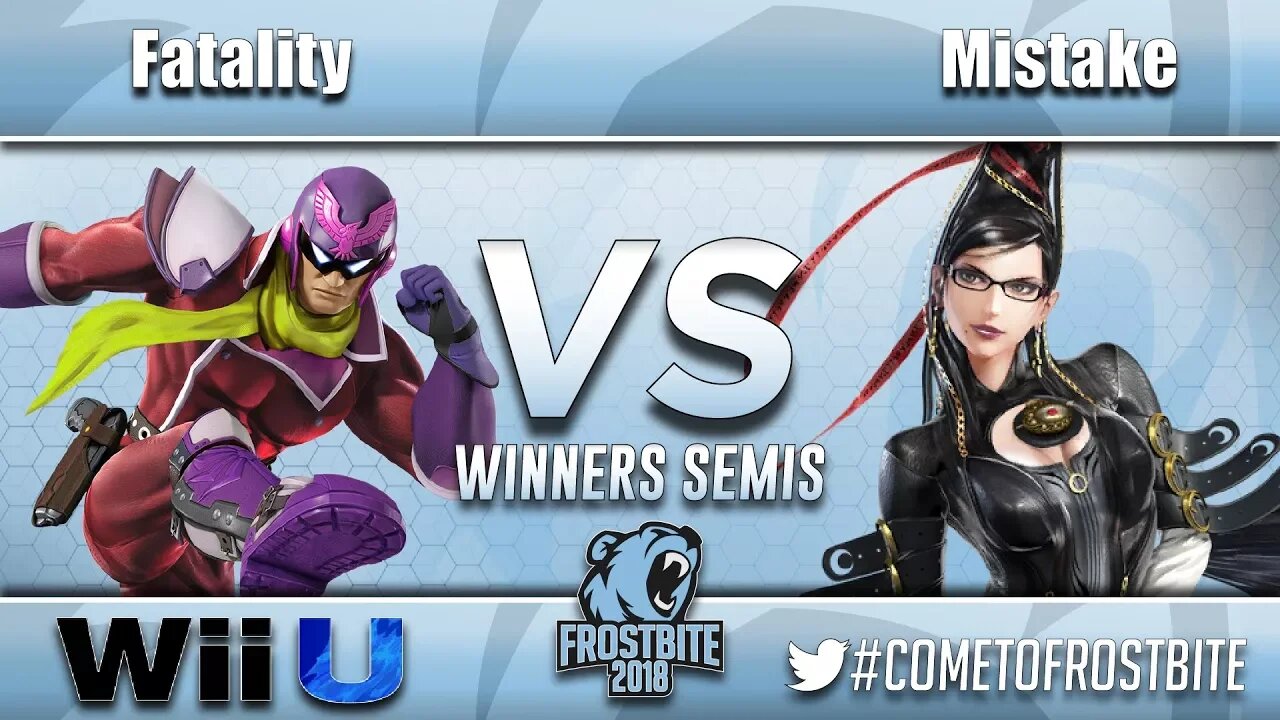 YP | Fatality (C. Falcon) vs. EMG | Mistake (Bayonetta) -Wii U Winners Semifinals- Frostbite 2018