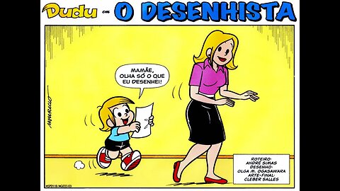 Dudu em-O desenhista | Gibis do Rapha 2