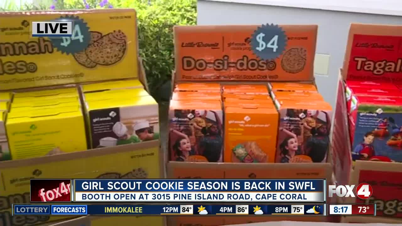 Girl Scout Cookie season returns to Southwest Florida