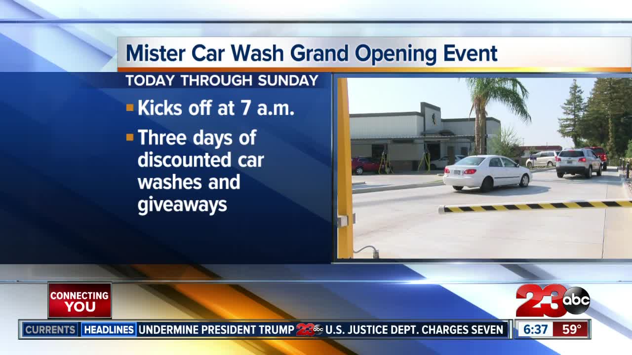 Mister Car Wash Grand Opening Event