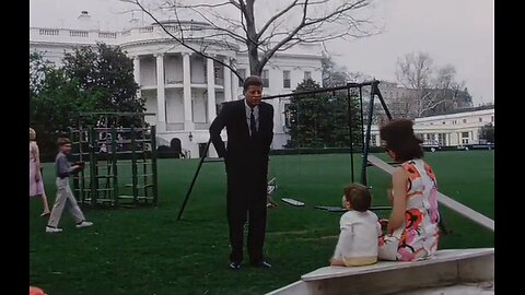 JFK : 1963 WHITE HOUSE GARDEN (AI ENHANCED)