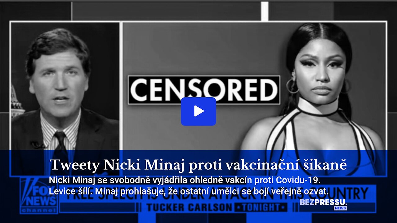 Tweety Nicki Minaj proti vakcinační šikaně