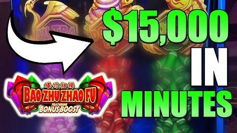 MAX BET & 5 MASSIVE JACKPOTS ALL BACK TO BACK on BAO ZHU ZHAO FU Slot Machine