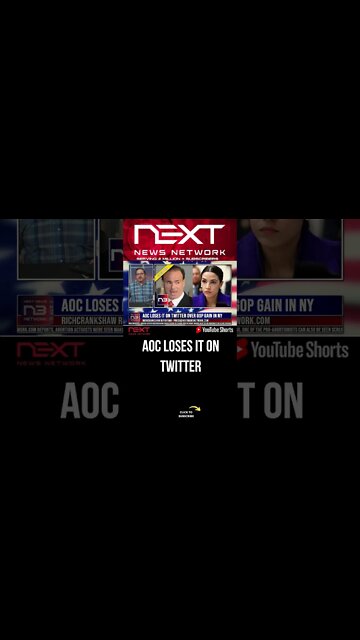 AOC LOSES IT ON TWITTER OVER GOP GAIN IN NY #shorts