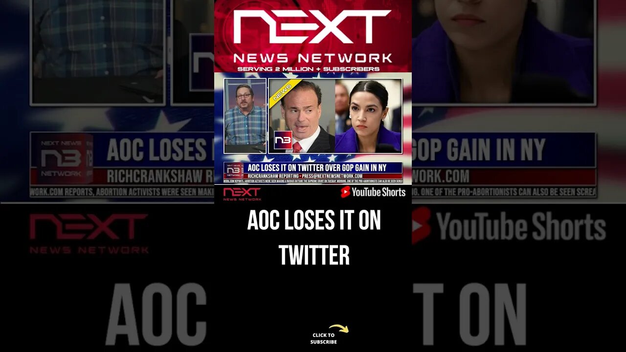 AOC LOSES IT ON TWITTER OVER GOP GAIN IN NY #shorts