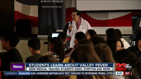 Foothill students learn about Valley Fever