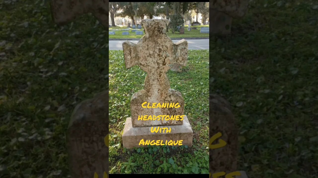 #taphophile #headstonecleaning #cemetery #abandonedblackcemetery