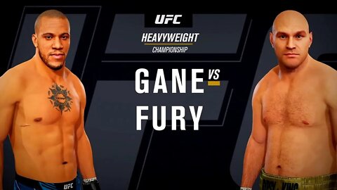 EA Sports UFC 4 Gameplay Tyson Fury vs Ciryl Gane