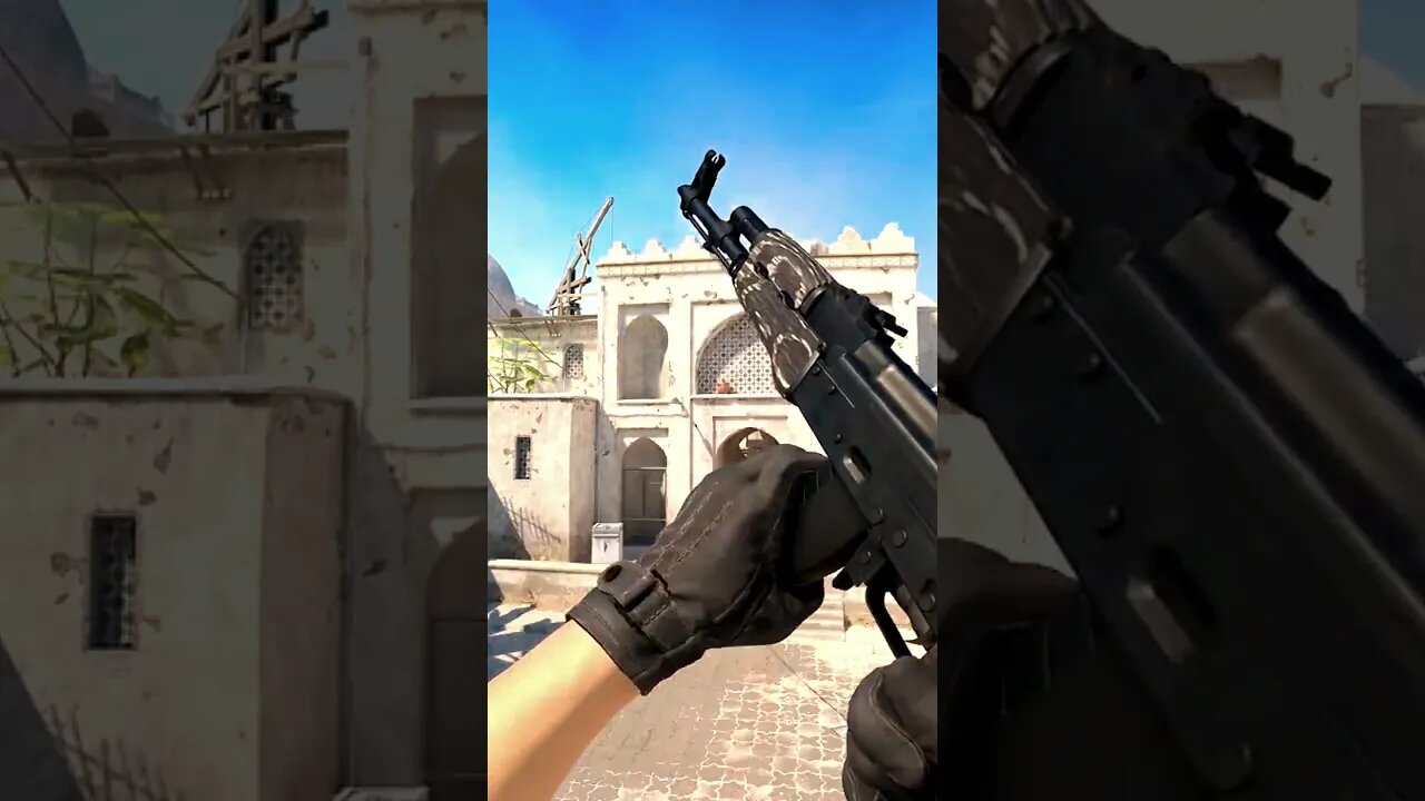 BLACK LAMINATE AK47 IN COUNTER STRIKE 2