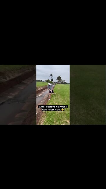 Talk about a hole in one 😂 #shorts #golf