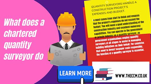 Who is a Chartered Quantity Surveyor ?