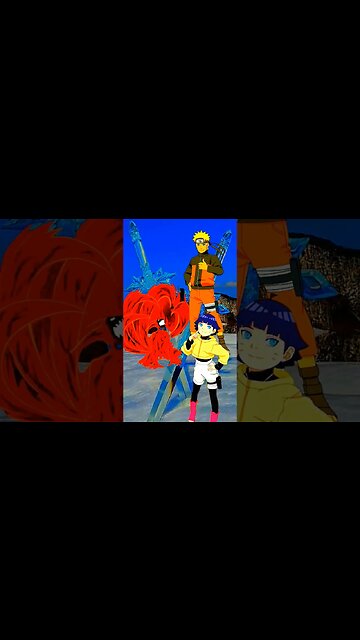 Kurama Melawan Naruto, Himawari.#shorts