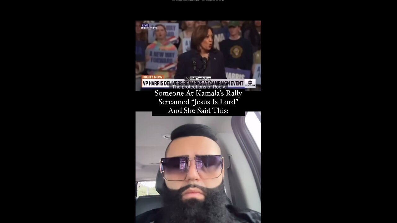 Someone At Kamala's Rally Screamed "Jesus Is Lord" And She Said This: