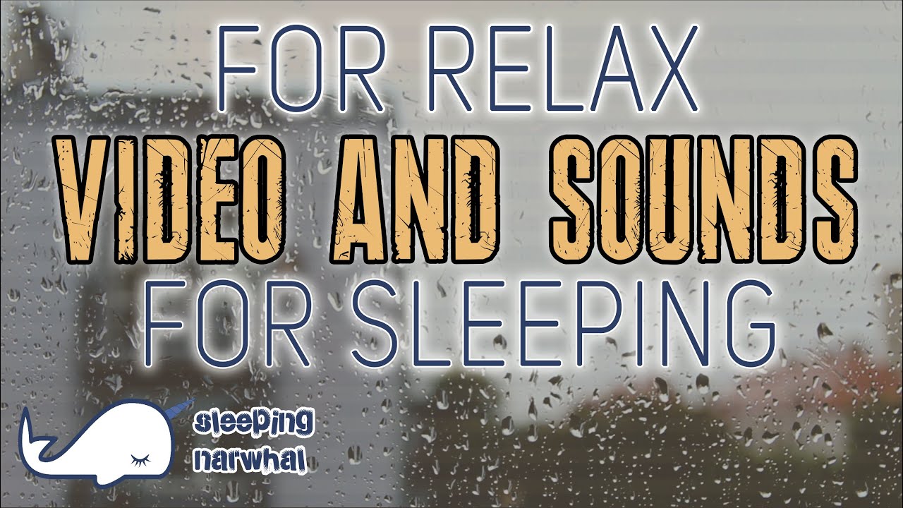 🎧🌦 Rain sounds for sleeping. Relaxing sound, video rain asmr.