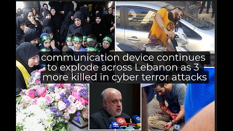 Israeli cyber terror continues across Lebanon former Israeli general says Hamas is winning Gaza war