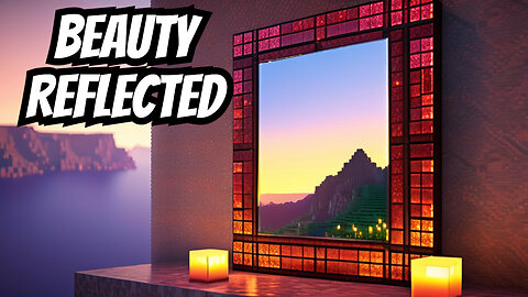Minecraft | How To Make A Fancy Mirror