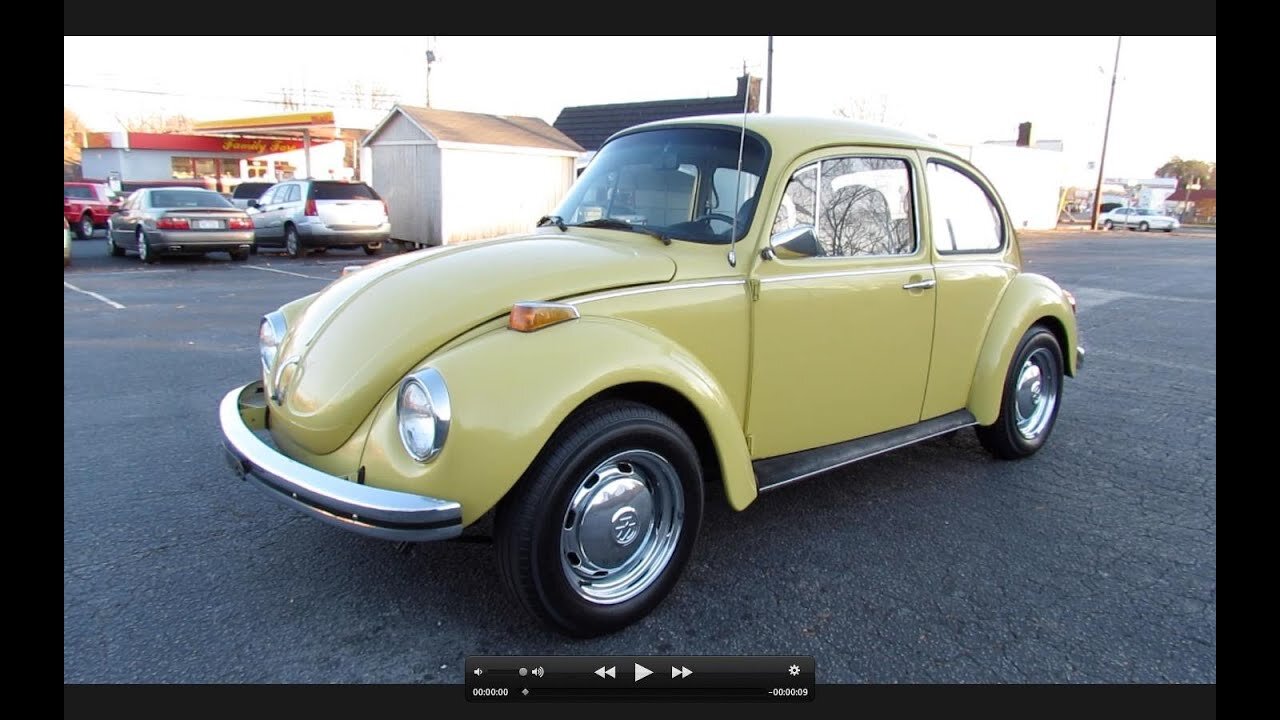 1973 Volkswagen Super Beetle (VW 1303) Start Up, Exhaust, In Depth Review, and Test Drive