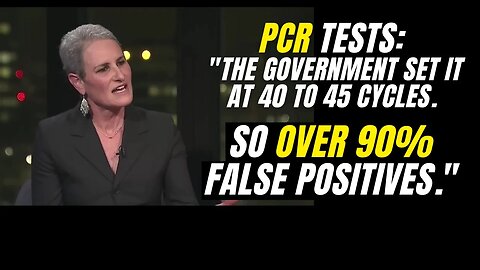 Dr Tina Peers Talking About 90% False PCR tests, Asymptomatic Spread & Masks Are Just 'Spit Guards'