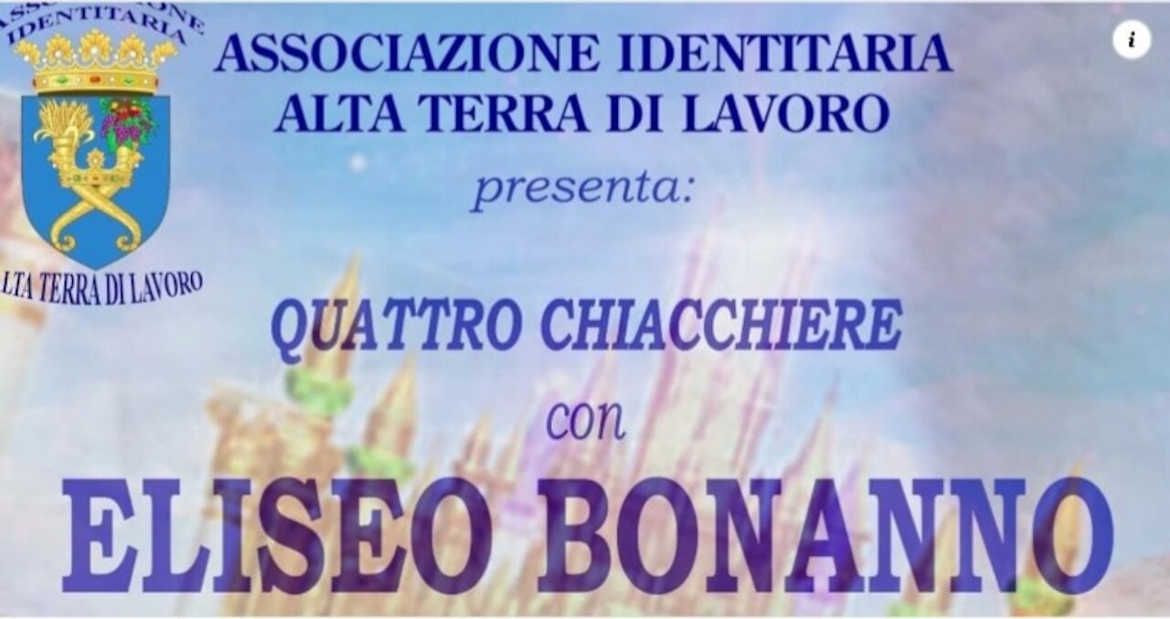 QUATTRO CHIACCHIERE CON ELISEO BONANNO