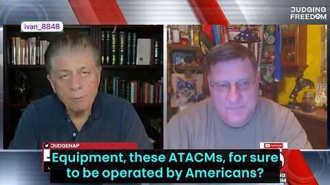 ATACMS - 100% it cannot be operated by anybody but the United States. - Scott Ritter