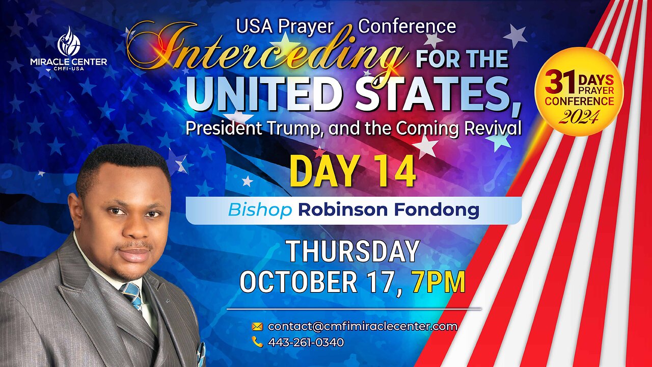 31 Days USA Prayer For President Trump: Day 14 // Bishop Robinson Fondong