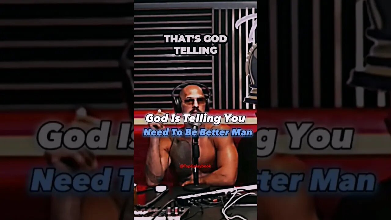 🔥God Is Telling You Need To Become a Better Man💪 #andrewtate #shorts