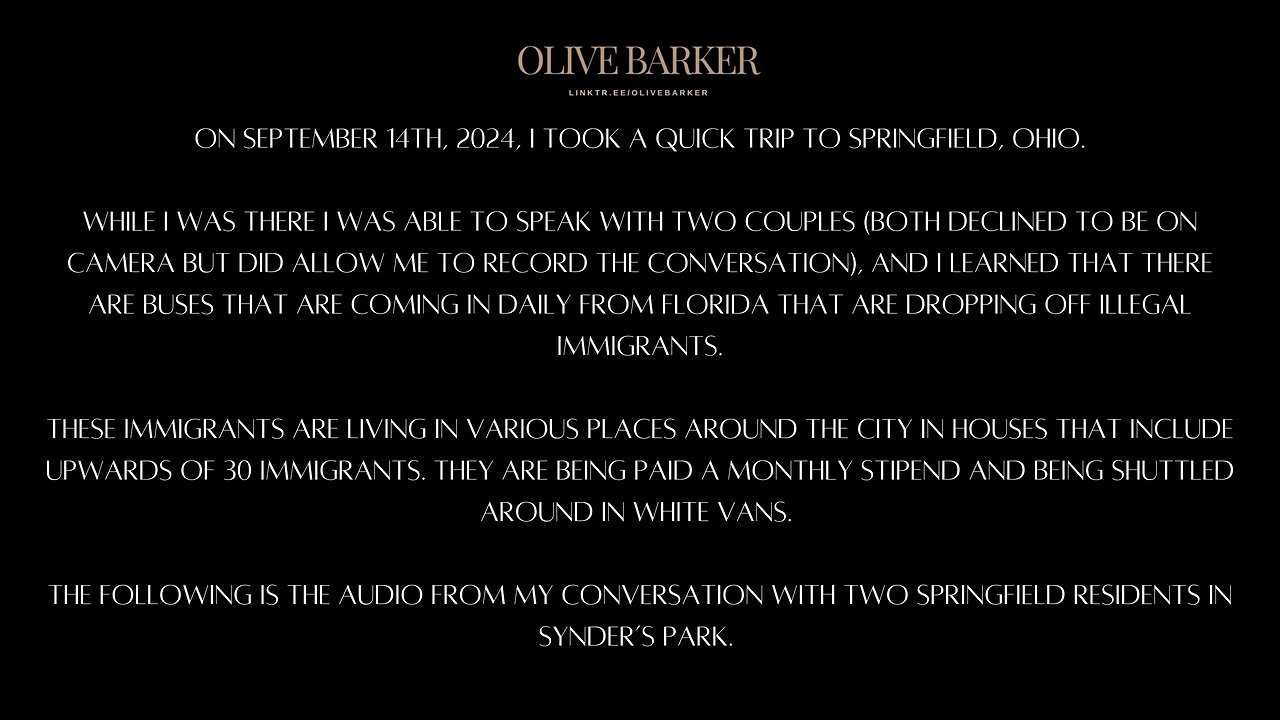 Talking to the Residents of Springfield, Ohio