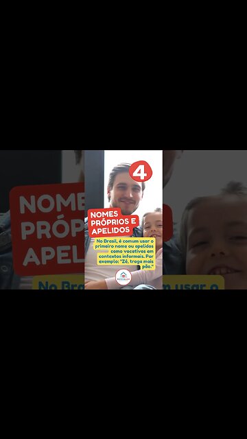 Aprendendo sobre Vocativo - parte 2 #shorts